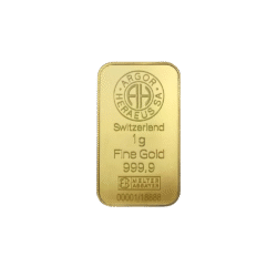 1g Minted Gold Bar | Argor-Heraeus