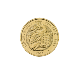 1/4oz The Royal Tudor Beasts 2024: Tudor Dragon Gold Coin