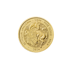 1/4oz The Tudor Beasts: the Seymour Unicorn Gold Coin 2024