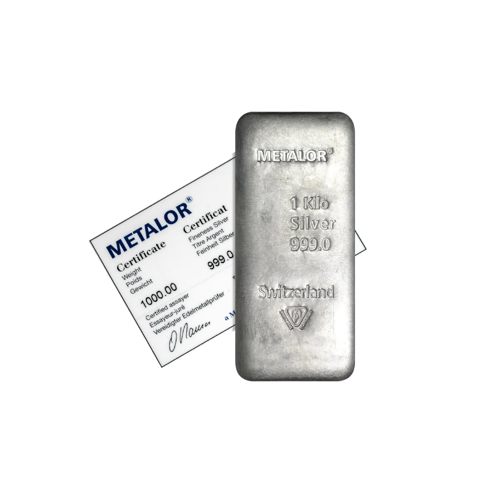 1 Kilo Metalor Silver Bar (1)