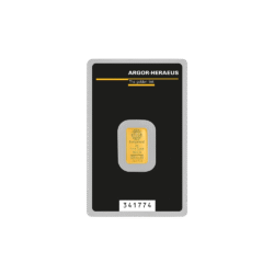 1g Minted Gold Bar | Argor-Heraeus